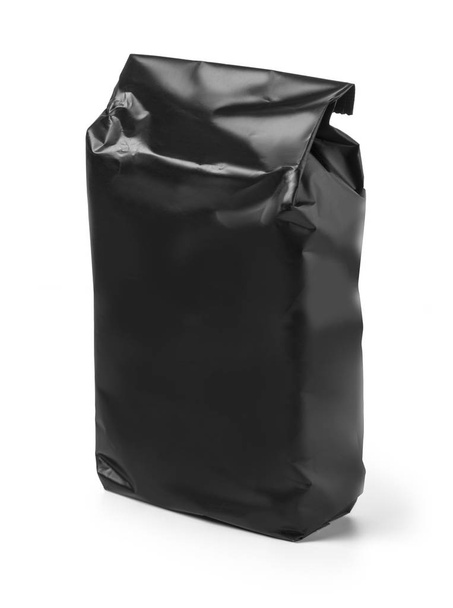 Musta laukku eristetty valkoisella taustalla  - Valokuva, kuva