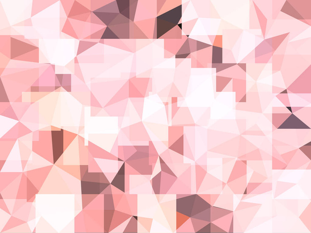 Vector Abstract Pastel Pink Background with Shapes - Vector, Image