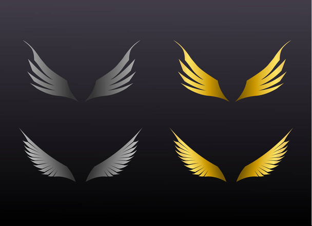 απεικόνιση του σχεδιαστικό σχεδιασμού φτερών - Διάνυσμα, εικόνα