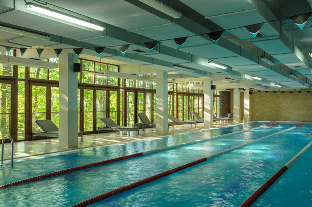 Interior of a public swimming pool - Photo, Image