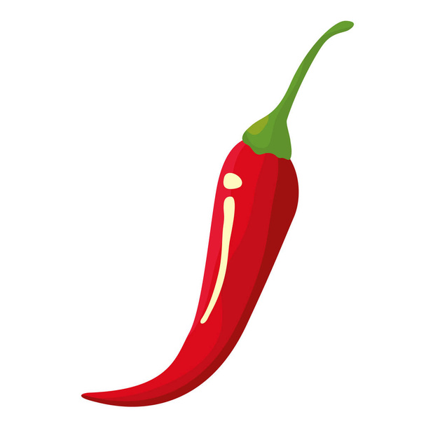 Isolated chili pepper design - Vector, Image