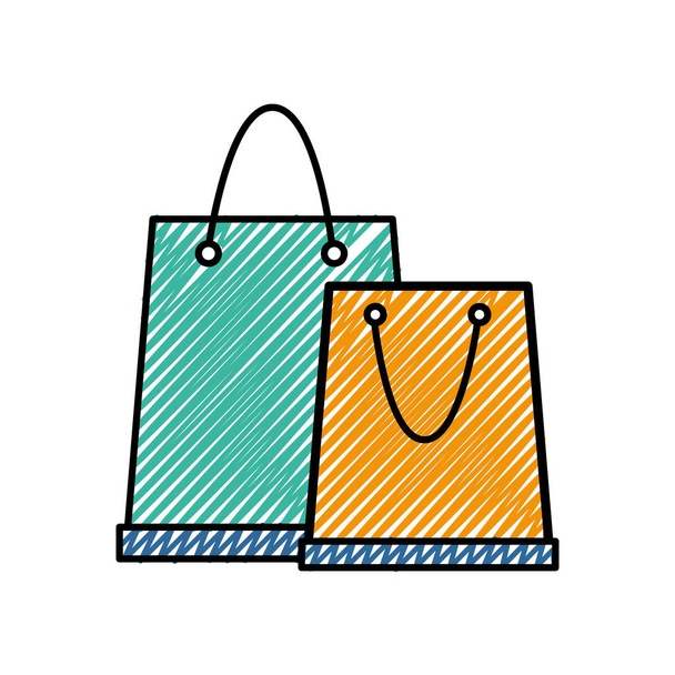 doodle shopping bags oggetto di acquisto personalizzato illustrazione vettoriale
 - Vettoriali, immagini