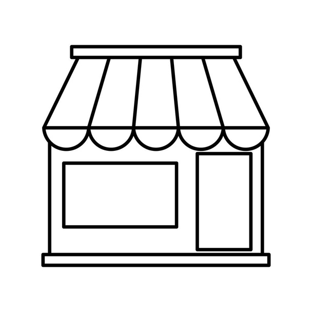 linie podnikání obchod prodej moderní butikový vektorové ilustrace - Vektor, obrázek