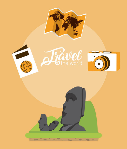 Travel the world concept - Vector, Image