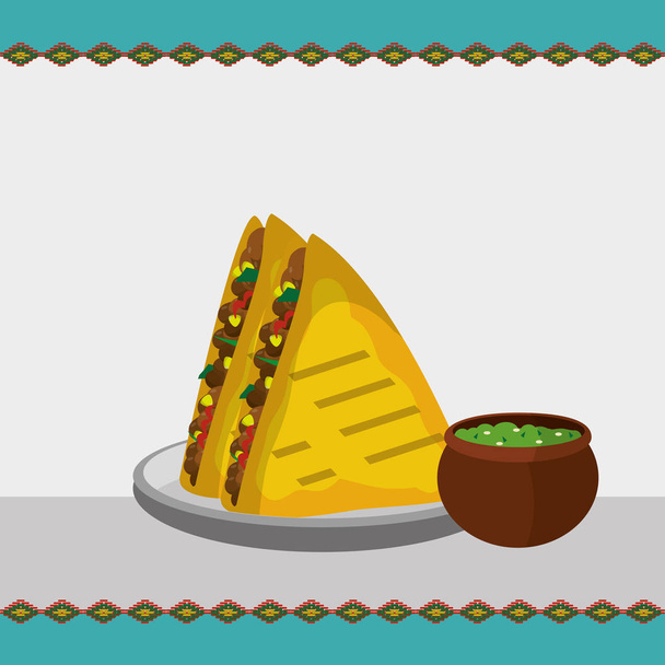 Mexican food design - Вектор, зображення