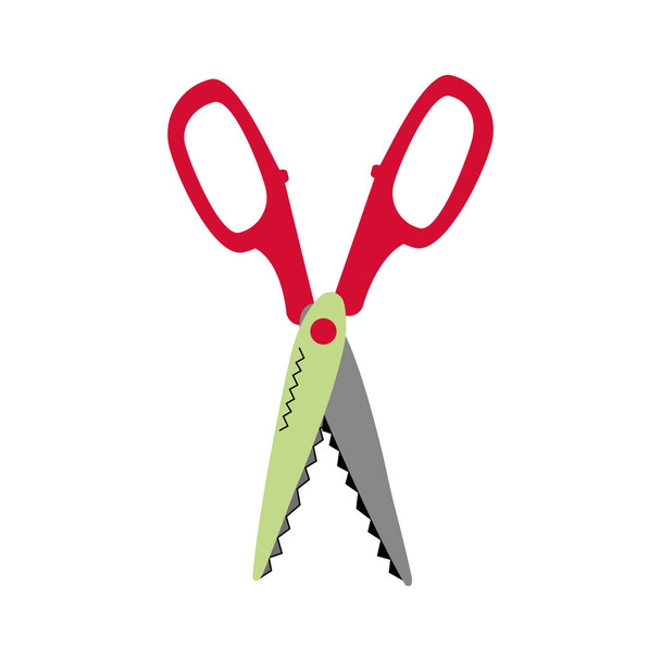 Isolated scissor design - Διάνυσμα, εικόνα