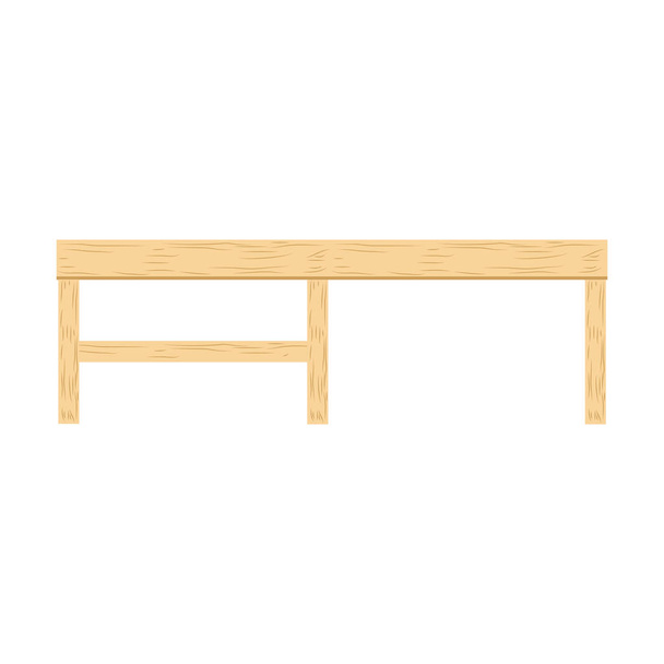 Изолированный дизайн стола
 - Вектор,изображение