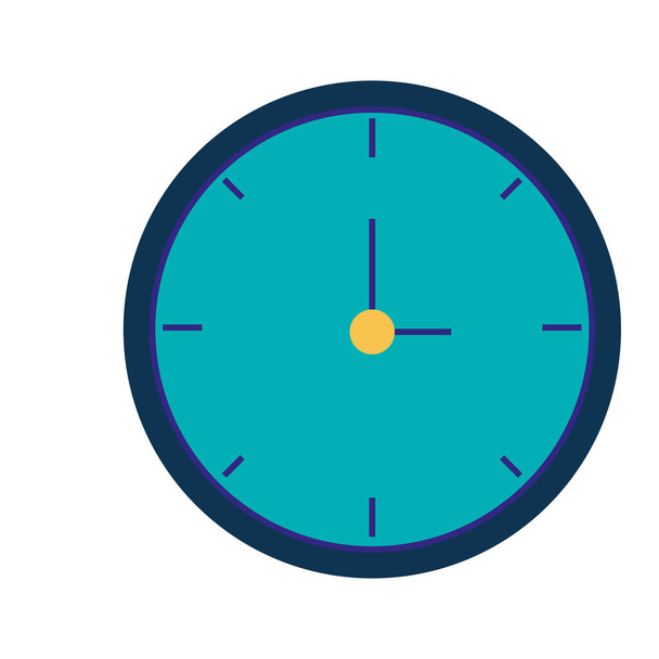 Isolated clock design - Vector, Image