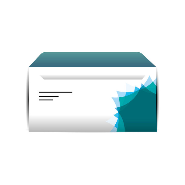 Branding envelopontwerp - Vector, afbeelding