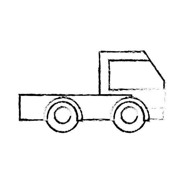 グランジ産業トラック vehicule 運搬車 - ベクター画像