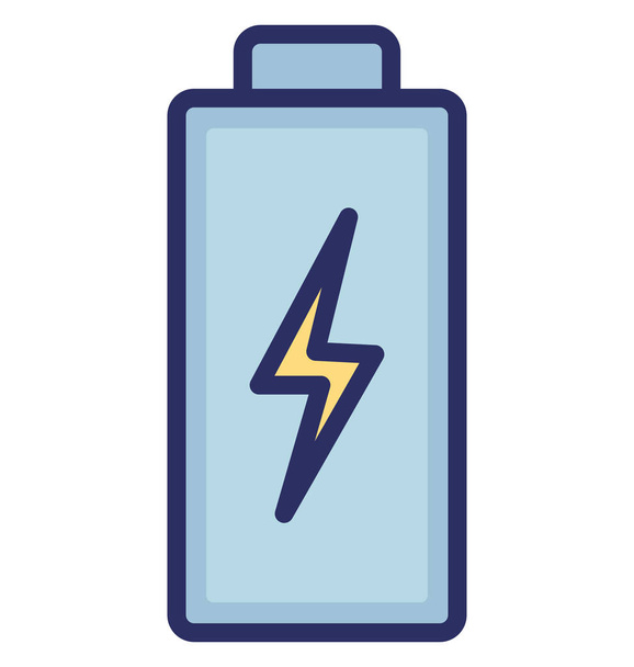  Icono de Vector Aislado por Batería que puede modificar o editar fácilmente
 - Vector, imagen