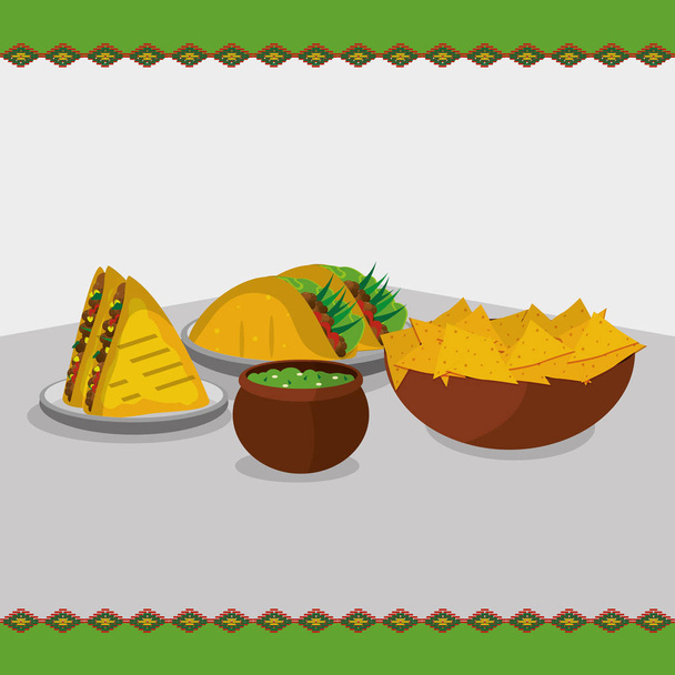 mexické jídlo design - Vektor, obrázek