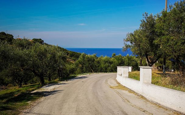 Greece roads zakinf summer - Фото, зображення