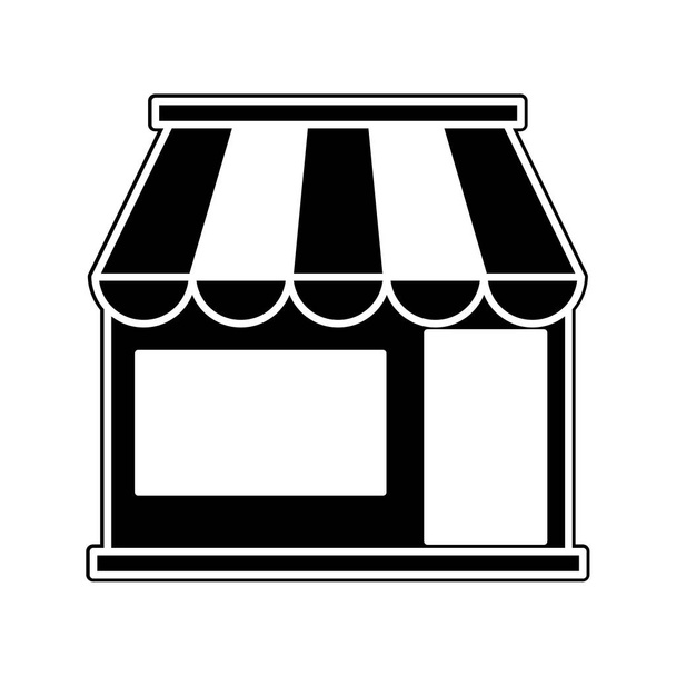 silhouette magasin d'affaires vente boutique moderne
 - Vecteur, image