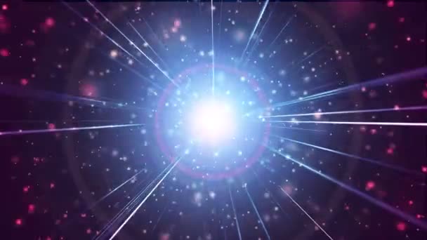 hely csillagok részecske absztrakt - Felvétel, videó