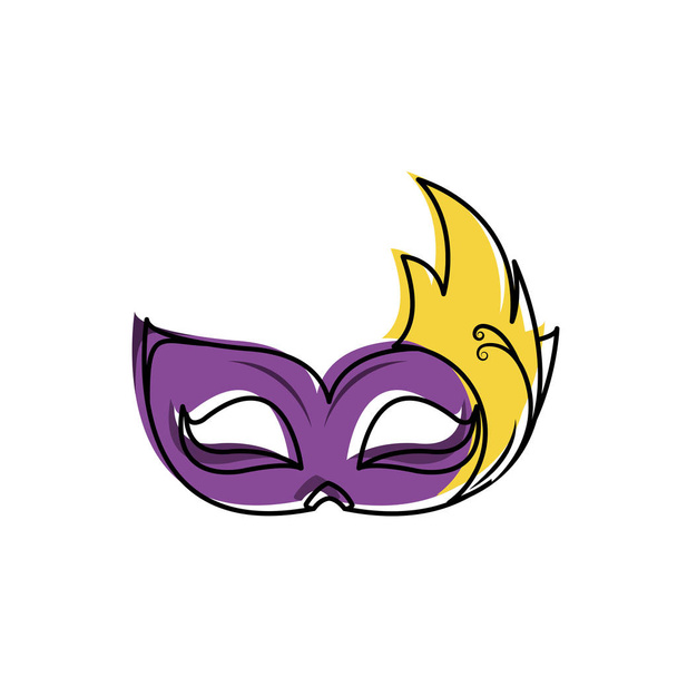 Isolated mask design - Vector, Image