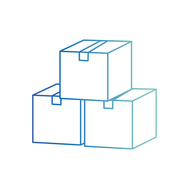 Isolated box design - Vector, imagen