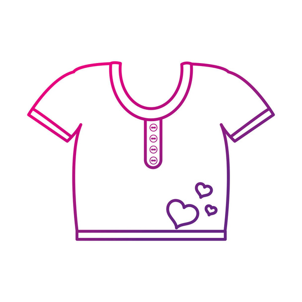 Conception de t-shirt bébé
 - Vecteur, image