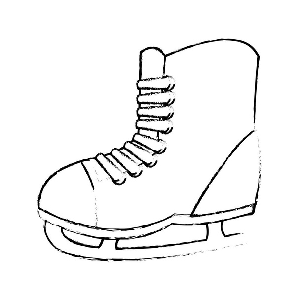 Diseño de patines de hielo
 - Vector, Imagen