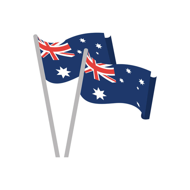 Australská vlajka design - Vektor, obrázek