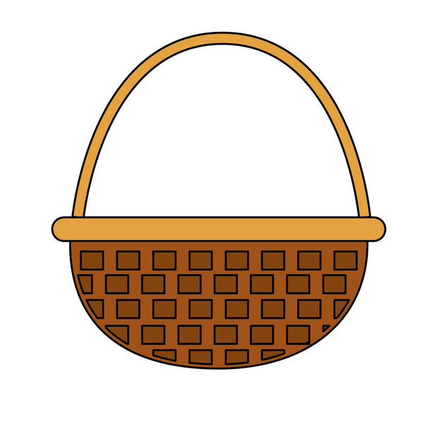 Isolated basket design - Vector, Image
