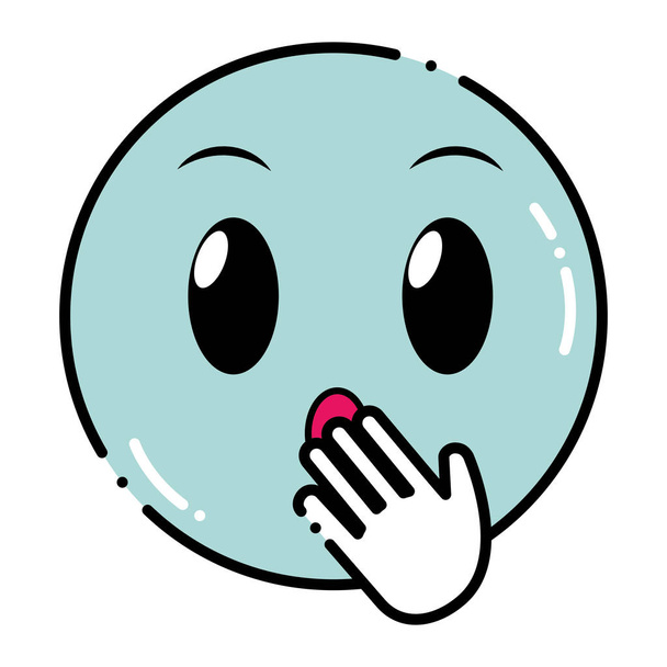 colore stupito viso gesto emoji espressione
 - Vettoriali, immagini