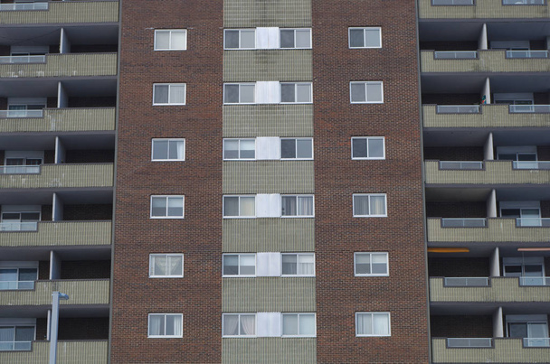immeuble résidentiel moderne appartement condo maisons de ville plein cadre
 - Photo, image