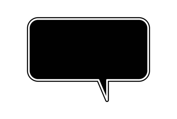 silhouette graphique chat bulle texte message
 - Vecteur, image