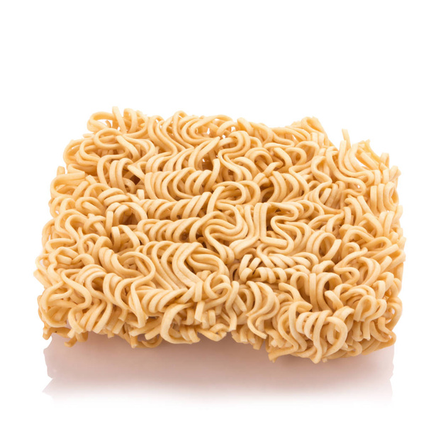 Instant noodles, isolated on white background - Photo, Image