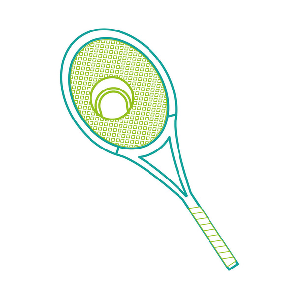 tennisracket ontwerp - Vector, afbeelding