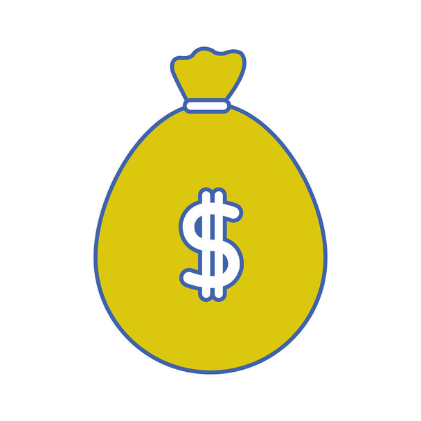 taška spořit peníze symbolem peso - Vektor, obrázek