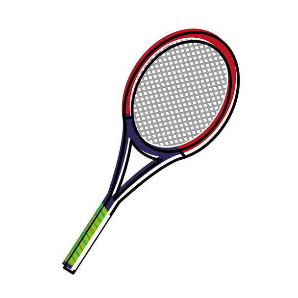 σχεδιασμός ρακέτας τένις - Διάνυσμα, εικόνα