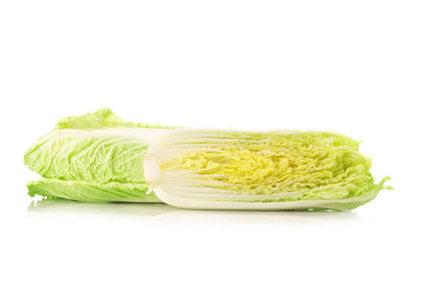 fresh chinese cabbage on a white background - Photo, Image