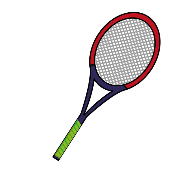 diseño de raqueta de tenis - Vector, imagen