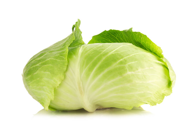 cabbage isolated on white background - Fotó, kép