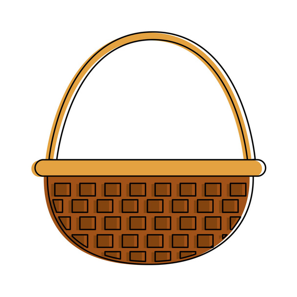 Isolated basket design - Vector, Image