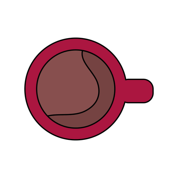 Isolated coffee mug design - Vector, Image