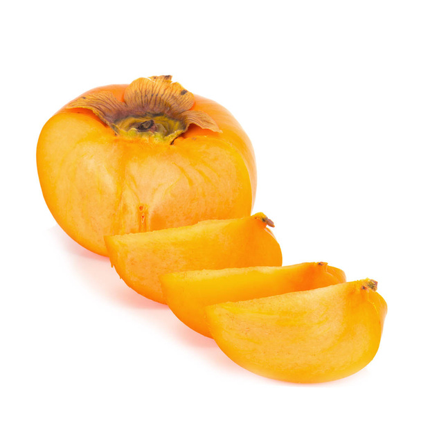 Persimmon ovoce izolované na bílém pozadí - Fotografie, Obrázek