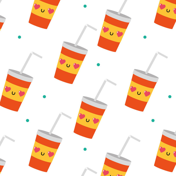 Содовый фон напитков и колы тема Изолированный дизайн Векторная иллюстрация
 - Вектор,изображение