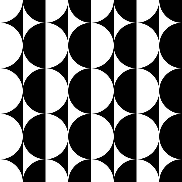 parallelle en zwarte halve cirkel - Vector, afbeelding