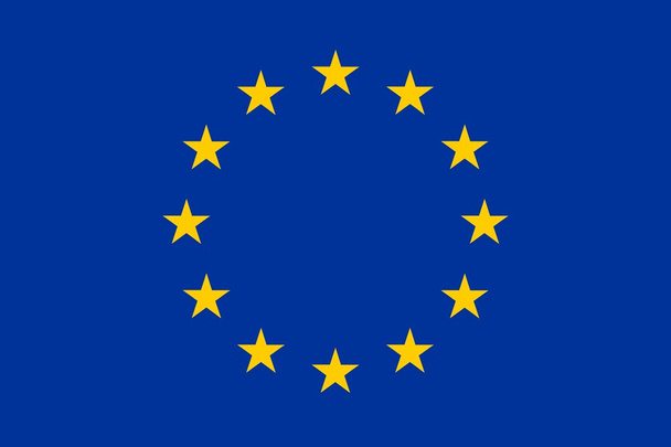 vlag van de eu - Foto, afbeelding