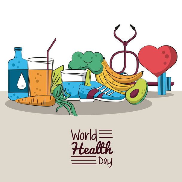 Всесвітня листівка здорового дня
 - Вектор, зображення