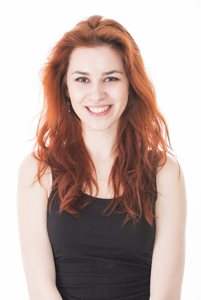 Kaunis nuori nainen punaiset hiukset
 - Valokuva, kuva