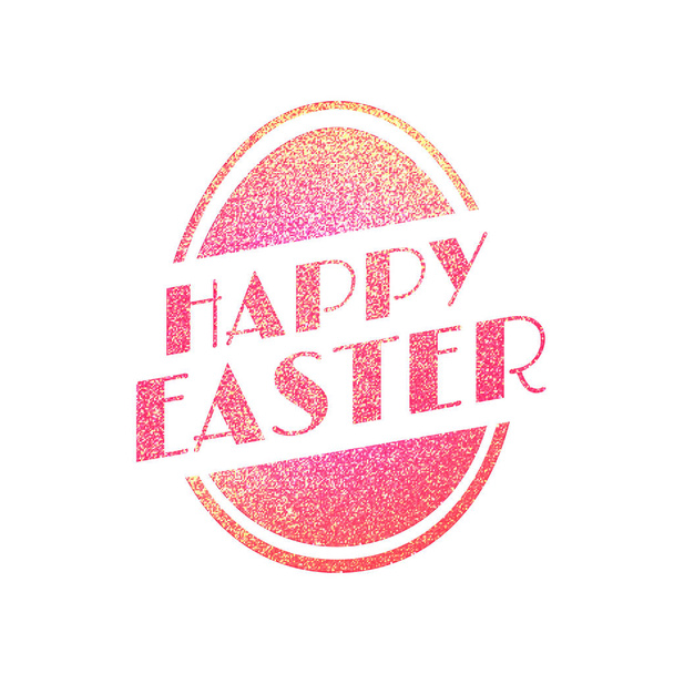 Happy Easter Vintage Festive Label - Vektör, Görsel