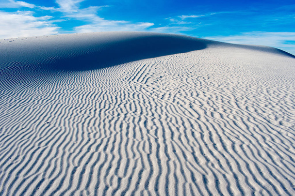 weißer Sand Nationaldenkmal, Nationalpark, Neu-Mexiko, Sanddünen Naturlandschaft und im Freien Wandern und Zelten  - Foto, Bild