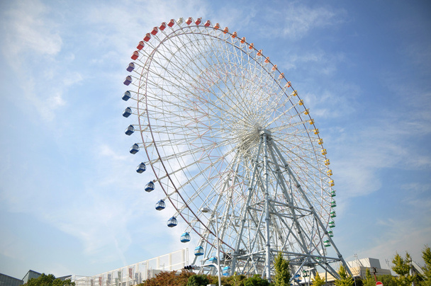 Ferris Wheel near Tempozan Habor village - Osaka, Japan - Photo, Image