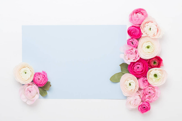 Beyaz bir arka plan üzerinde güzel renkli tipik çiçekler. Spri - Fotoğraf, Görsel