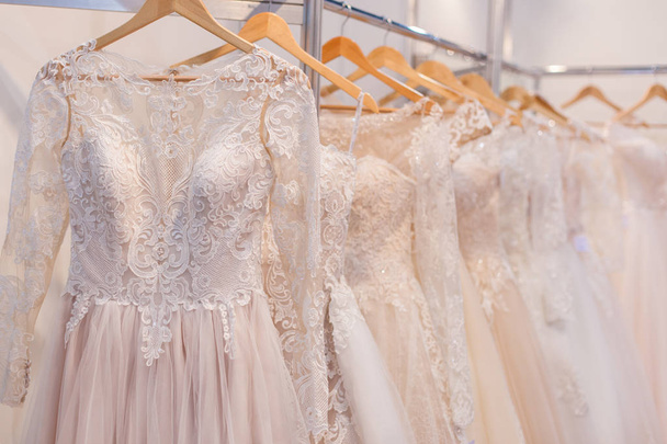 Beautiful lace wedding dresses. - Fotografie, Obrázek