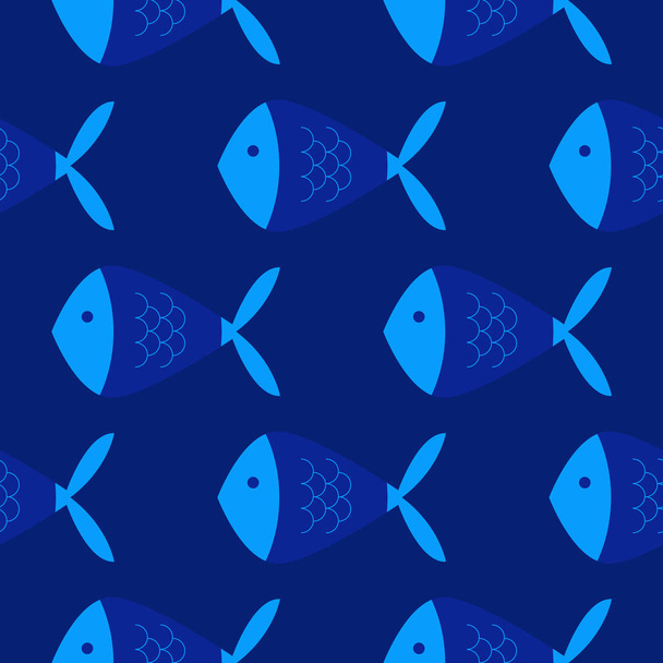 Fish geometric pattern - Вектор, зображення