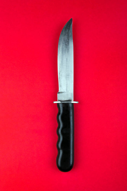 Knife on the Red - Foto, afbeelding